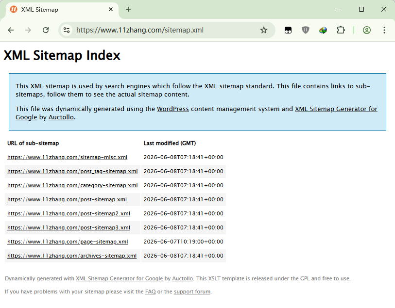 图片[9]-网站地图插件 XML Sitemap Generator for Google 使用指南-十一张