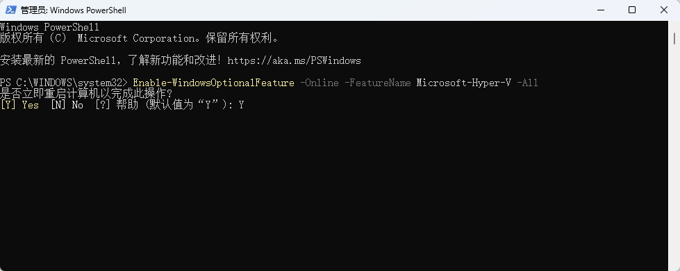 图片[6]-如何在 Windows 11 家庭版和专业版中启用 Hyper-V 虚拟化平台-十一张